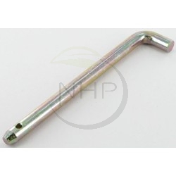 Pivot, axe déflecteur tracteur tondeuse GGP, CASTELGARDEN, STIGA 125510073/0, 1255100730, 25510073/0, 1136-0902-01