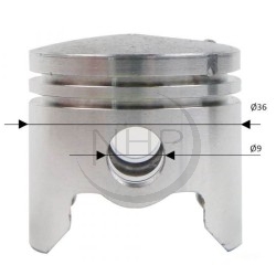 Kit cylindre piston tronçonneuse MITSUBISHI TL33, KC13011AA