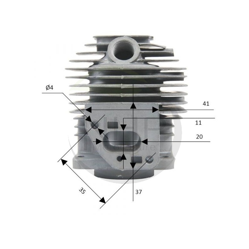 Kit cylindre piston tronçonneuse MITSUBISHI TL33, KC13011AA