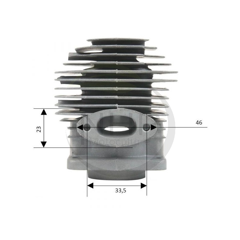 Kit cylindre piston tronçonneuse MITSUBISHI TL33, KC13011AA