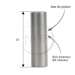 Kit cylindre piston tronçonneuse MITSUBISHI TL43, KC13010AA