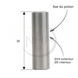 Kit cylindre piston tronçonneuse MITSUBISHI TL52, KC14002AA