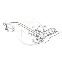MANCHE OBTURATEUR MULCHING TRACTEUR TONDEUSE CASTELGARDEN - GGP 325394005/0 - 3253940050