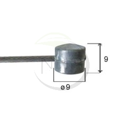 Câble de débrayage diamètre 2 mm 
