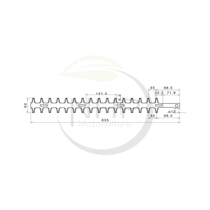 Lame taille haie DOLMAR HT2256D , HT2256 D