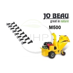 KIT BOULON DE COUTEAUX BROYEUR DE VEGETAUX JO BEAU M500 - T500 - H500 - M50014
