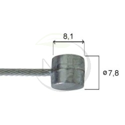 CABLE DE FREIN DIAMETRE 1,80 MM