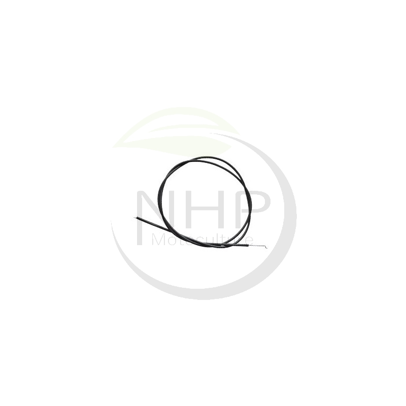 Commande rigide plastifiée noire, câble universel rigide avec "Z" et gaine plastifiée recoupable et réajustable