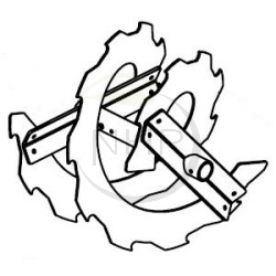 Fraise gauche Auger fraise à neige PUBERT, KIVA, YAMATSU 7502020301