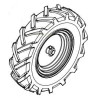 Kit roue increvable faucheuse, débroussailleuse PUBERT TOUNDRA, STAUB, OLEO MAC 8100021301