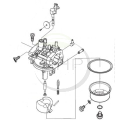 Carburateur moteur PUBERT, STAUB, OLEO MAC, LONCIN 0001210334, 16100-Z390610-0000