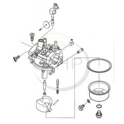 Carburateur moteur PUBERT, STAUB, OLEO MAC, LONCIN 0001210334, 16100-Z390610-0000