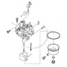Carburateur moteur PUBERT, STAUB, OLEO MAC, LONCIN 0001210334, 16100-Z390610-0000