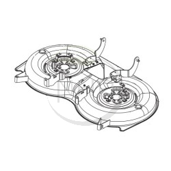 PLATEAU DE COUPE TONDEUSE SOLO T23-125.5 HD V25 - 47377001 - 47377002