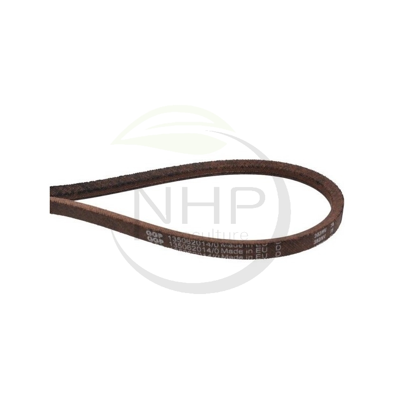 Courroie tracteur tondeuse GGP, CASTELGARDEN, STIGA 135062013/0, 1350620130, 135062014/0, 1350620140