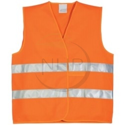 GILET DE SECURITE JAUNE REFLECHISSANT FERMETURE VELCRO