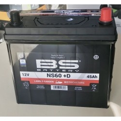 Batterie NS60 D+, 12 Volt, 12V, 45Ah, + à droite