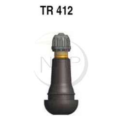 Valve tubeless droite courte TR 12, TR12, VALVE TR412 (11.3L33) V2-03-6 34GS11.5 VCA
