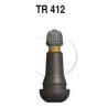 Valve tubeless droite courte TR 12, TR12, VALVE TR412 (11.3L33) V2-03-6 34GS11.5 VCA