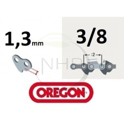 Chaîne tronçonneuse OREGON 72PX047E , 72DPX047E, 72DP047E, 72LPX047E, pas 3/8, jauge .050, 1.3 mm, 47 maillons, 47 entraineurs
