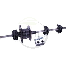 Boitier différentiel + frein GGP, CASTELGARDEN, STIGA, ALPINA, MOUNTFIELD 118400971/1, 18400971/0, 1136-0839-01