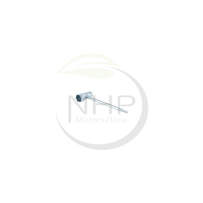 Clé à bougie 15 mm x 21 mm, 15X21, manche tournevis plat