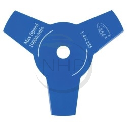 Lame 3 dents débroussailleuse GGP, STIGA, CASTELGARDEN, ALPINA 118801125/0, 1188011250, 123155010/0, 1231550100