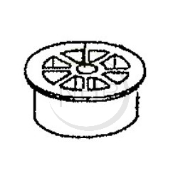 GALET TENDEUR DEBROUSSAILLEUSE PUBERT 12164 - 0341000004