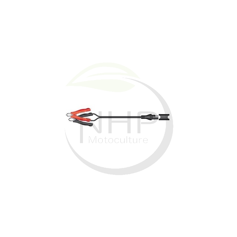 Adaptateur raccord de chargeur TECMATE pour chargeur de batterie SAE/pinces crocodiles
