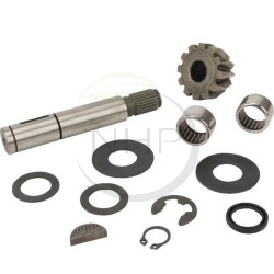 Kit réparation arbre de direction tracteur tondeuse GGP, CASTELGARDEN, STIGA F000-6595-00, F000-6595-01