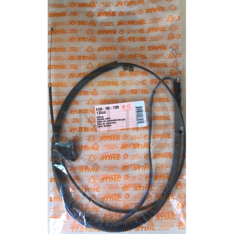 Câble de gaz débroussailleuse STIHL FS55, 41401801109, 4140-180-1109, 4140 180 1109