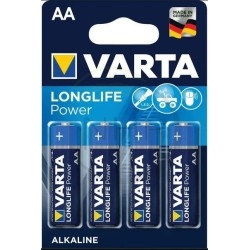 PILE VARTA ALCALINE AA - LR06 - BLISTER DE 4