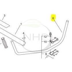BRANCARD CORNE DEBROUSSAILLEUSE ECHO SHINDAIWA C400-000211 - C400000211