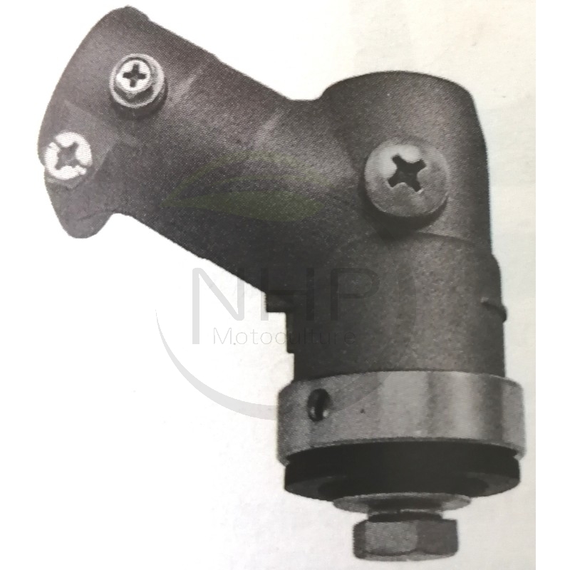 RENVOI ANGLE DEBROUSSAILLEUSE UNIVERSEL - TUBE 24MM - ARBRE 10 CANNELURES 6MM