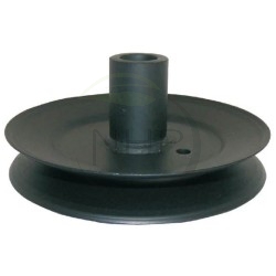 Poulie de plateau cannelée à éjection latérale 2 lames MTD, WHITE, GUTBROD, CUB CADET 7560556, 756-0556
