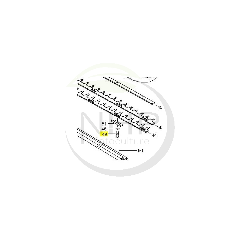 VIS LAMIER TAILLE HAIE ECHO 699115-02062