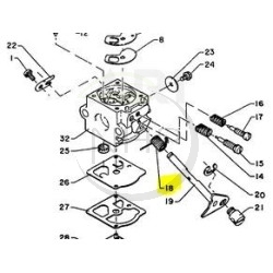 RESSORT CARBURATEUR ECHO - SHINDAIWA 12311309660