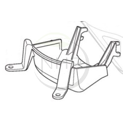 Carter de protection côté avant tracteur tondeuse GGP, CASTELGARDEN, STIGA, ALPINA 25060121/0, 250601270, 325060127/0