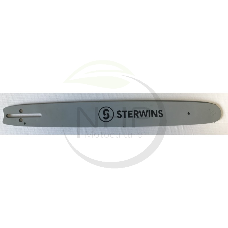 Guide chaîne tronçonneuse STERWINS 516481, fabrication OREGON 188PXBK095, 45cm, pas 325, jauge 1.50 mm, 0.58, 72 maillons, 72 en