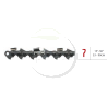 Chaîne de tronçonneuse OREGON 73PX072E, 73LPX072E, 73DP072E, 73DPX072E, pas 3/8, jauge 1.5mm, .058, 72 maillons, 72 entraineurs