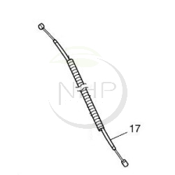 CABLE DE GAZ - CCELERATEUR ZENOAH KOMATSU T4023-83100 - T402383100