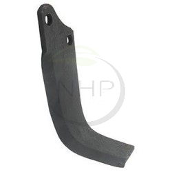 Couteau de fraise gauche AGRIA pour fraise arriere type 1767 12868, longueur : 155mm, 10.5 mm