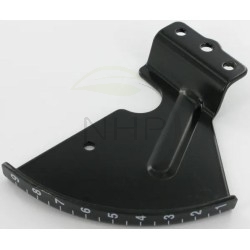 Plaque de mesure hauteur de coupe tracteur tondeuse GGP, CASTELGARDEN, STIGA- 1134-3026-02