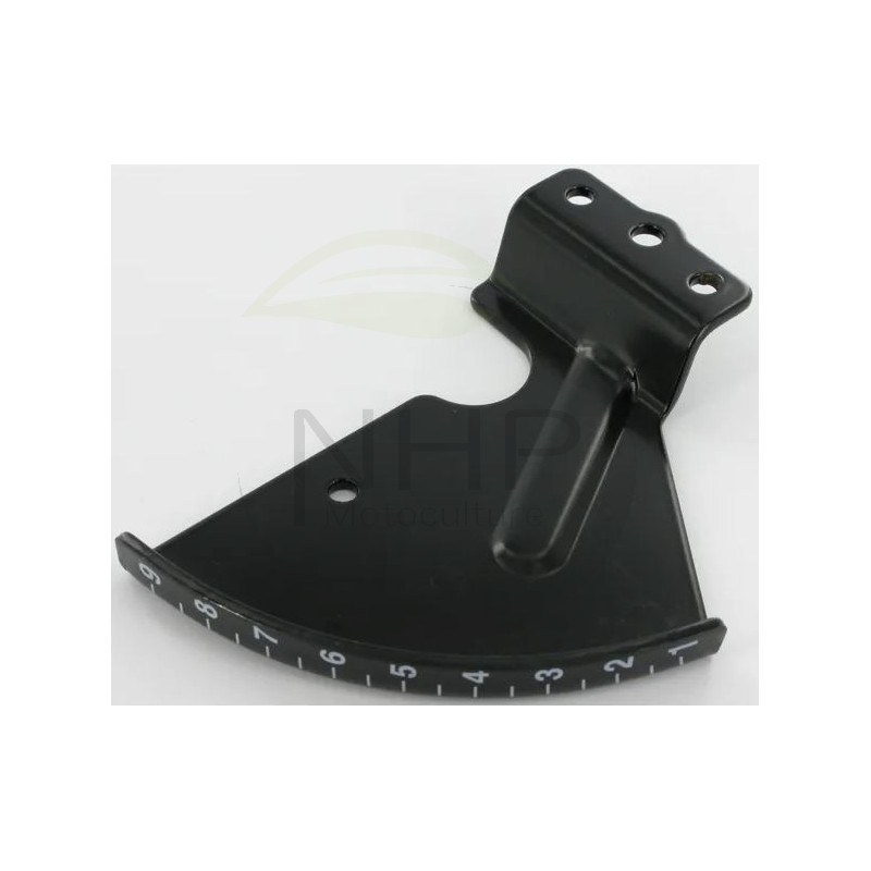 Plaque de mesure hauteur de coupe tracteur tondeuse GGP, CASTELGARDEN, STIGA- 1134-3026-02