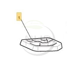 GUIDE LEVIER PTO TRACTEUR TONDEUSE GGP -CASTELGARDEN - STIGA 27487001/0 - 127487001/0 - 1136-0967-01