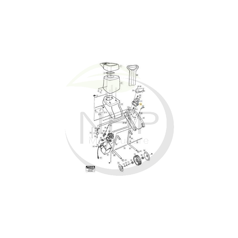 INTERRUPTEUR  10A - 1717-0151-02 - GGP - CASTELGARDEN - STIGA