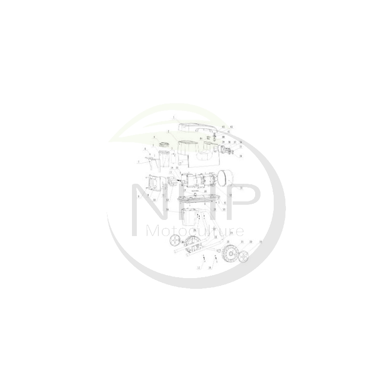 STATOR W.WINDING (2500W) - 1716-0160-01 - GGP - CASTELGARDEN - STIGA