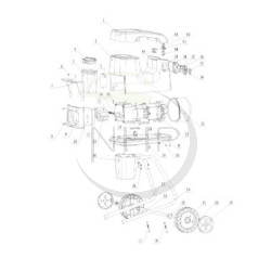 STATOR W.WINDING (2100W) - 1716-0278-01 - 1716-0159-01 - GGP - CASTELGARDEN - STIGA