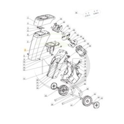 BASE PLATE - 1716-0088-01 - GGP - CASTELGARDEN - STIGA