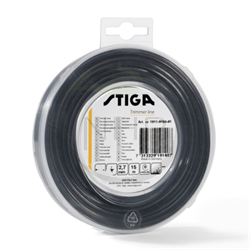 TRIMMER LINE 12 M  3.3 STELLAR (BLACK)  - 1911-9166-01 - GGP - CASTELGARDEN - STIGA